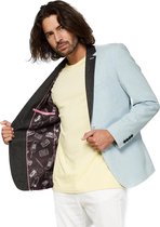 OppoSuits Deluxe Retro - Bolt  - Heren Blazer - Vintage - Frisky Blue - Maat EU 48