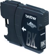 Brother LC-1100BKBP2 - Inktcartridge / Zwart / 2-pack