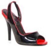 Seduce-117 black red patent (EU 38 = US 8)