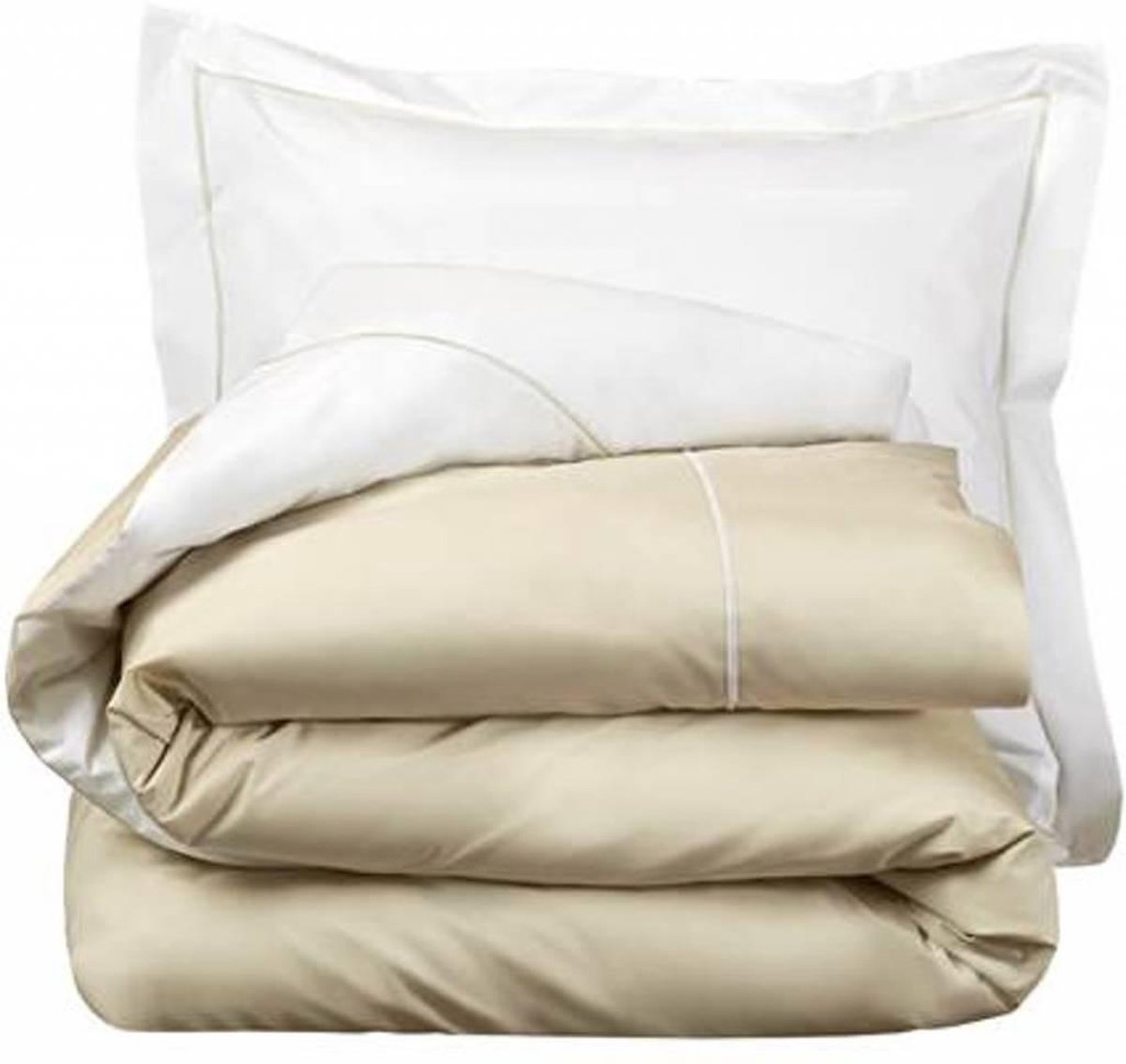 De Witte Lietaer Dekbedovertrek Katoen Perkal Bumblebee - Tweepersoons - 200 x 200/220 cm - Multi Wit