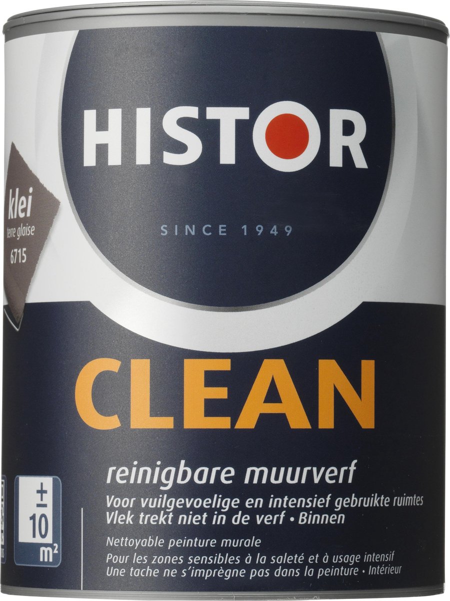 Clean Muurverf - 1 liter - Klei | bol.com