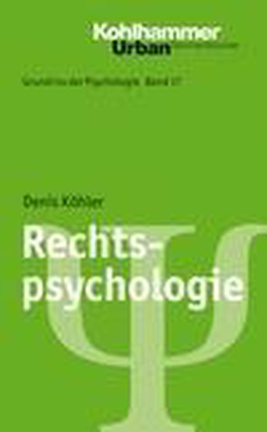 Rechtspsychologie - cover