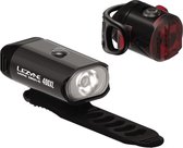 Lezyne Mini Drive 400 / Femto USB Drive Pair Verlichtingsset - 400 Lumen - Zwart