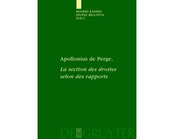 Apollonius de Perge, la Section Des Droites Selon Des Rapports