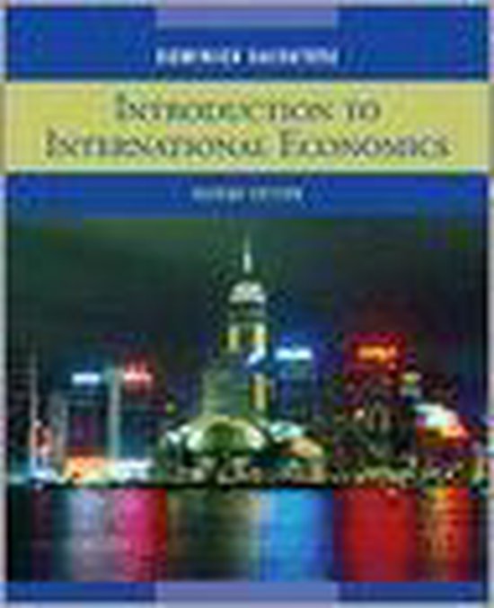Introduction To International Economics - cover