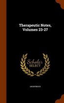 Therapeutic Notes, Volumes 23-27