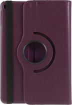 Shop4 - iPad mini 5 / iPad mini (2019) Hoes - Rotatie Cover Lychee Paars