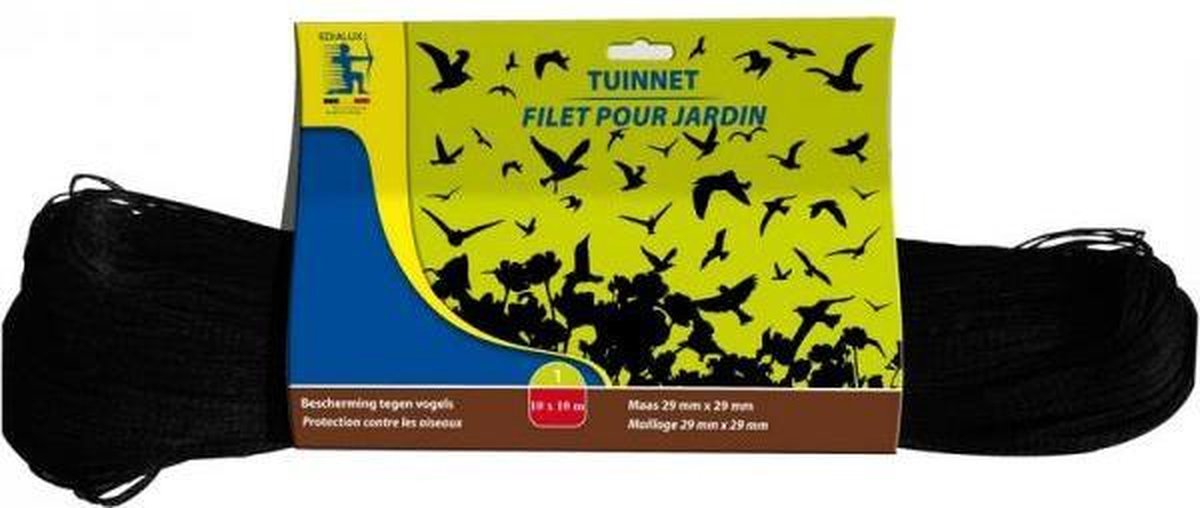 Filet de volière maille 14mm, pour la protection des oiseaux