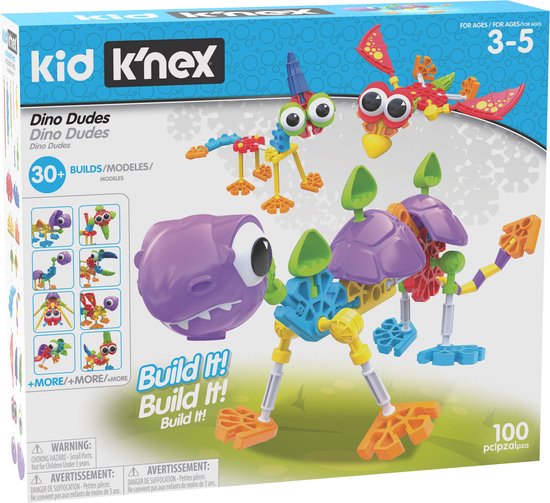 kid knex dino dudes building set cadeau voor een kind van 5 jaar