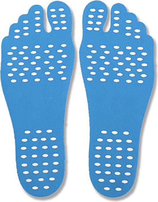 Vooruitzicht gelijktijdig Geloofsbelijdenis Sticker sokken - Blauwe voeten - Sticker voet | bol.com