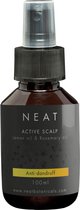 NEAT ACTIVE SCALP - Dandruff Treatment | Antiroos Spray voor mannen - 100 ml I Haarserum met Essentiële Oliën, Citroen & Rozemarijn I Vochtinbrengend, Tegen Roos, Haargroei Versnellend