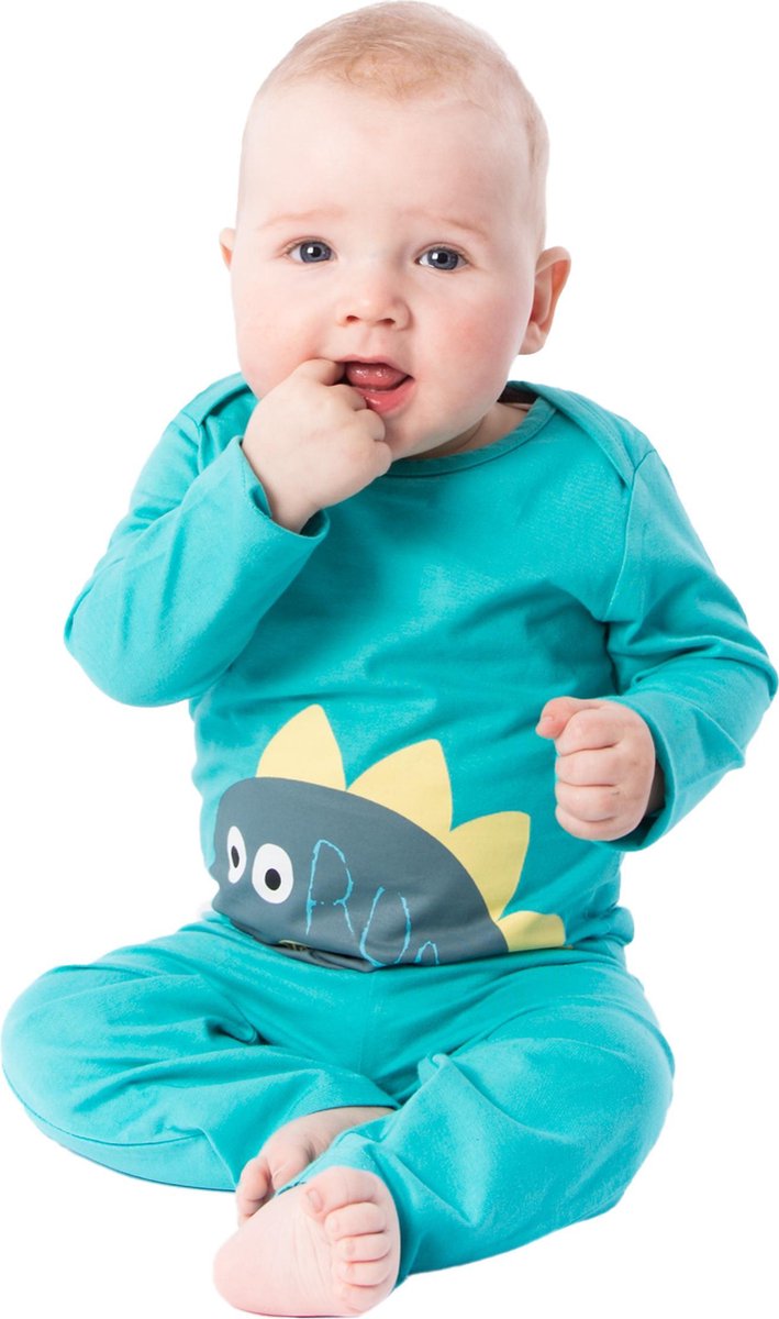 Amantes baby Pyjama mint/groen - Dino - maat 74/80