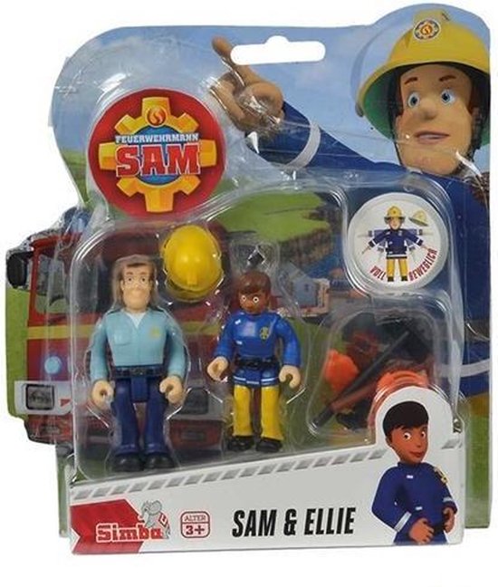 Thumbnail van een extra afbeelding van het spel Simba Brandweerman Sam En Ellie Speelfiguren