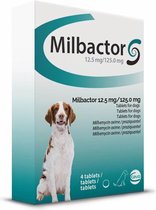 Milbactor Ontwormingsmiddel - Grote Hond - 4 Tabletten
