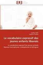 Le vocabulaire expressif des jeunes enfants libanais