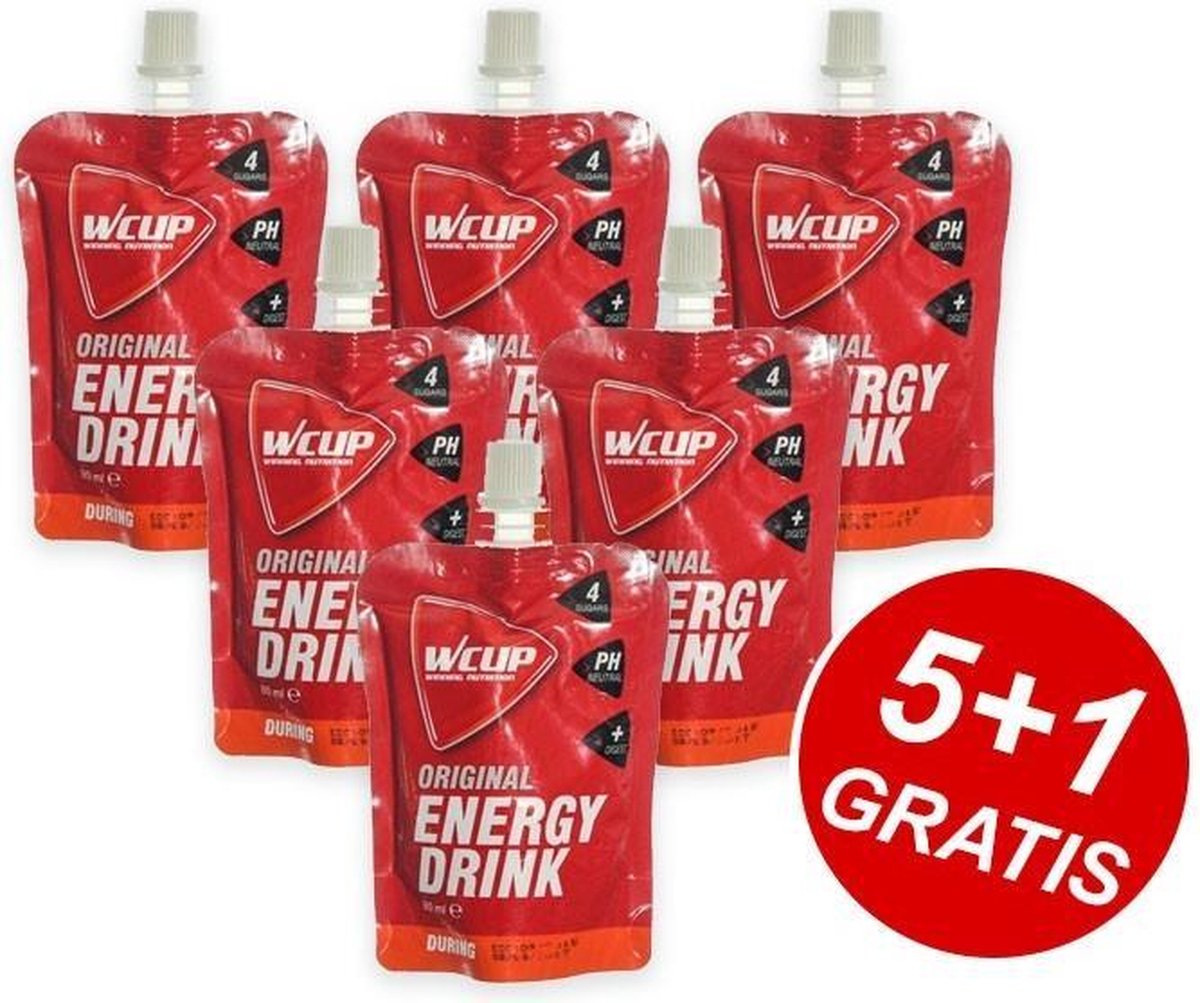 Wcup Energy Drink Original 6 x 80ml