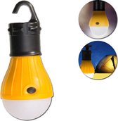 Tentlamp | Draagbare lamp | Kampeerlicht | Kampeerlamp | Lamp voor kamperen en vissen | Waterdichte lamp | LED | Campinglamp | Ophangbaar | Geel