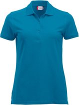 Clique New Classic Marion S/S Turquoise maat XXL