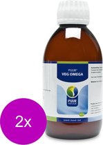 Puur Natuur Veg Omega - Voedingssupplement - Huid - Vacht - 2 x 250 ml