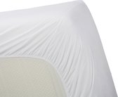 Beddinghouse hoeslaken -  Percale katoen - Lits-jumeaux - 160x200 cm - White