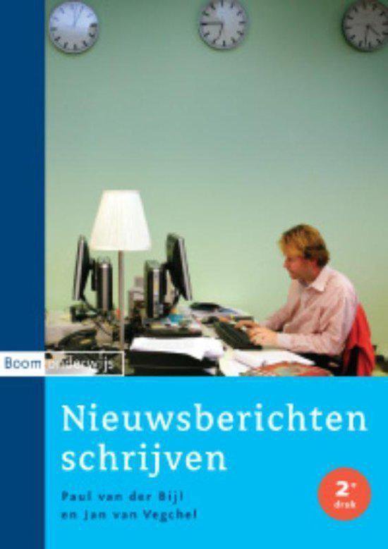 Cover van het boek 'Nieuwsberichten schrijven' van P. van der Bijl