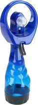 Draagbare Spray Handventilator inclusief Waterreservoir | Verkoeling | Ventilatoren | Blauw
