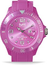 Tutti Milano TM001FU- Horloge - 48 mm - Fuchsia - Collectie Pigmento