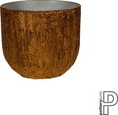 Pottery Pots Bloempot-Plantenbak Cody Roestbruin-Bruin D 28 cm H 25 cm