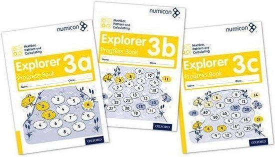 Foto: Numicon number pattern and calculating 3 explorer progress books abc mixed pack 