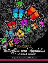 Wonderful Butterflies and Mandalas Coloring Book