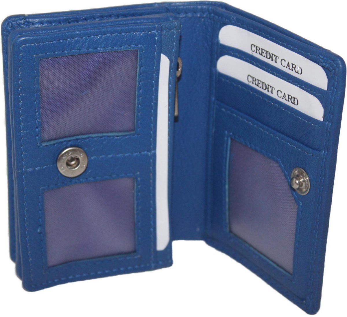 Kleine leren harmonica portemonnee / compleet beursje met soufflé / compact portemonneetje in rood, paars, roze, groen, navy, blauw, zwart leer / 128