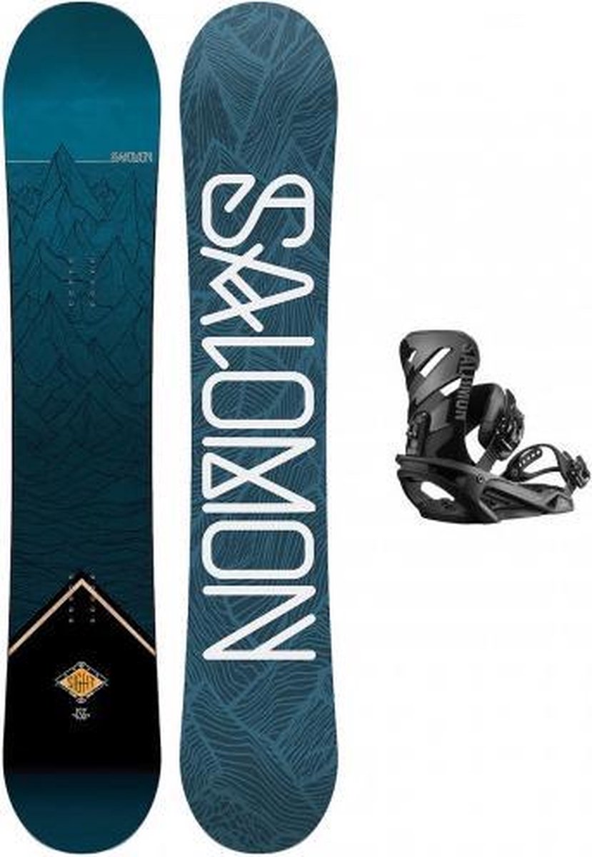 Salomon Sight snowboard set + binding - 156 | bol.com