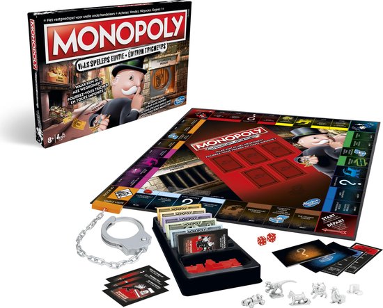 Thumbnail van een extra afbeelding van het spel Monopoly Valsspelers Editie Belgische Variant- Bordspel