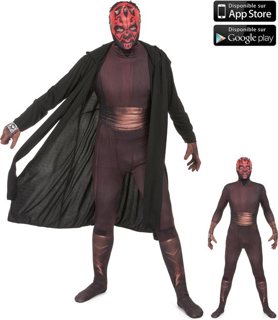 Darth Maul Zapper Morphsuit™ voor volwassenen - Verkleedkleding - 164/176