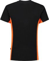 Tricorp t-shirt bi-color - Workwear - 102004 - zwart / oranje - maat M