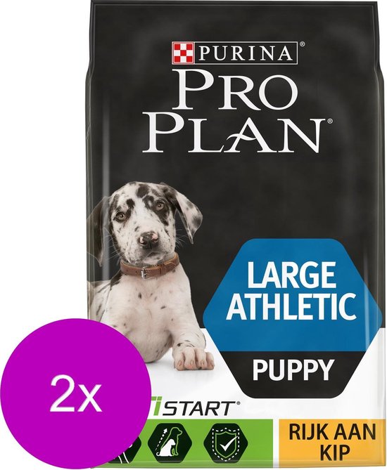 Pro Plan Dog Puppy Large Breed Athletic Kip - Hondenvoer - 2 x 3 kg