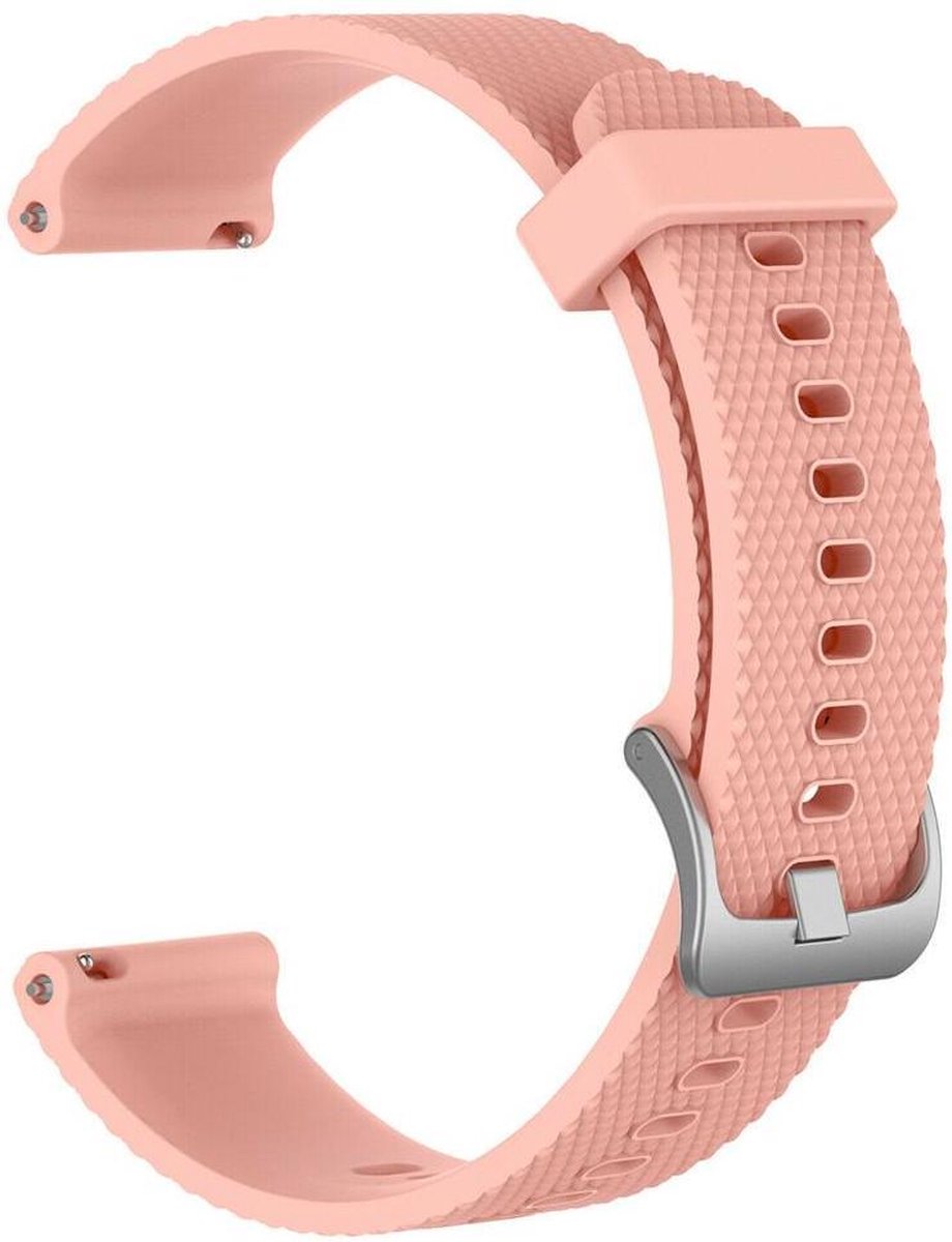 KELERINO. Siliconen bandje geschikt voor Garmin Vivoactive 3 - Roze - Small