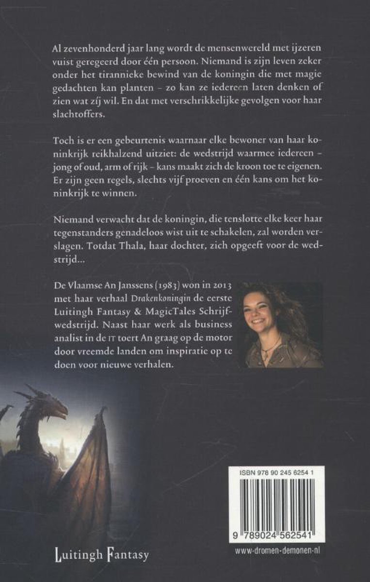 Draken 1 - Drakenkoningin - back cover