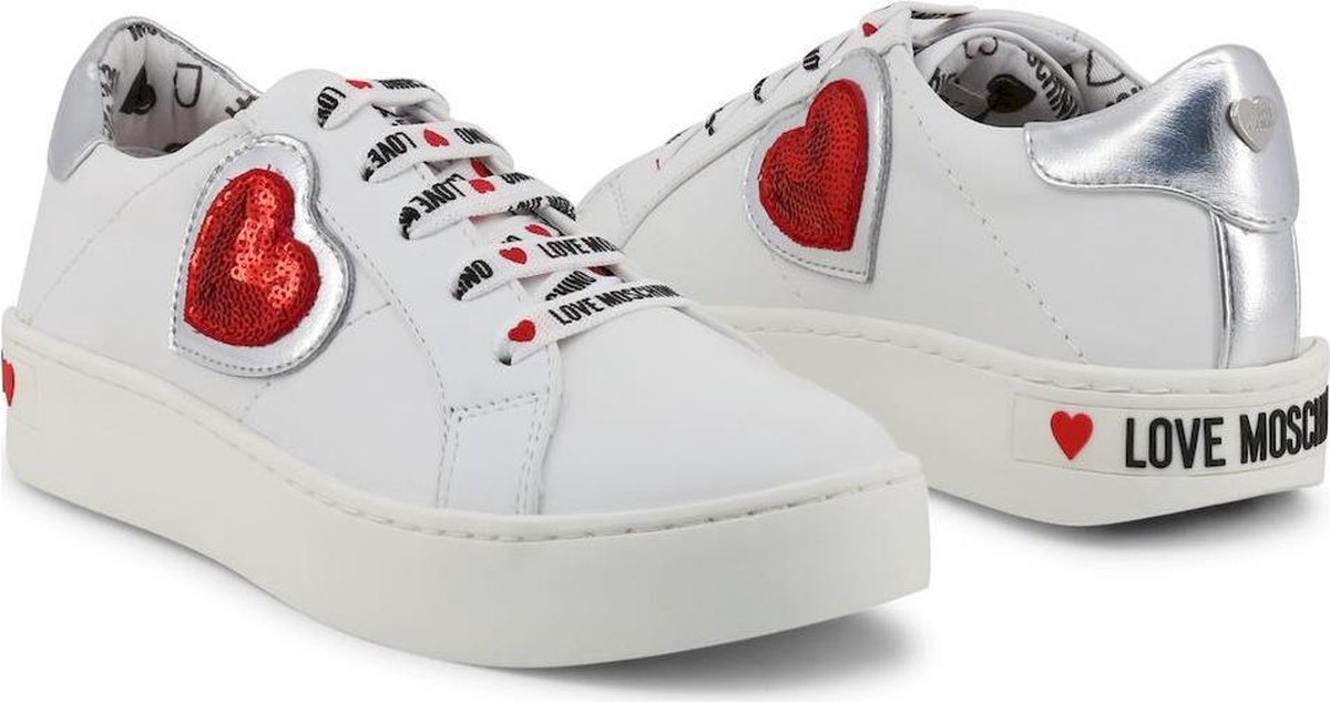 Love Moschino - Sportschoenen - Vrouw - JA15133G17IA - white,red