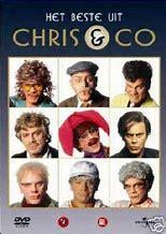 Couverture de DVD avec neuf portraits de Chris & Co. En haut : "HET BESTE UIT CHRIS & CO".