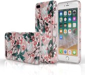 Xssive TPU Back Cover met print voor Apple iPhone 7 Plus / iPhone 8 Plus - Bloemenprint