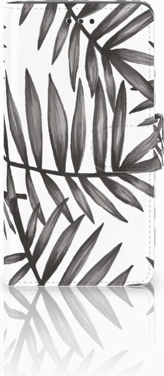 Nokia 7 Hoesje Leaves Grey