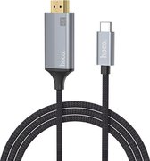 Hoco Thunderbolt 3 USB-C naar 4K HDMI Video Kabel 1.8 Meter Grijs