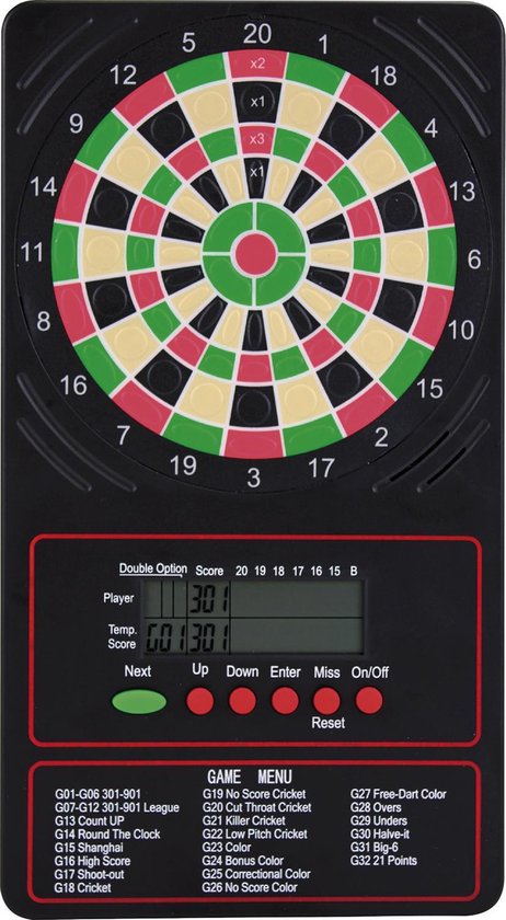 Geboorteplaats kever schoolbord Winmau dart scorebord Ton Machine Touchpad scorer 2 | bol.com