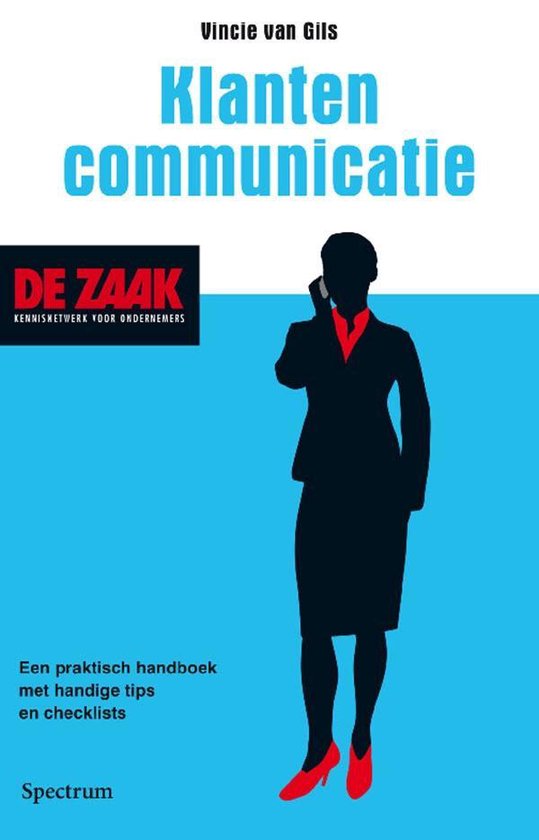 Cover van het boek 'Klantencommunicatie' van Vincie van Gils