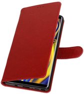 Rood Pull-Up Booktype Hoesje voor Galaxy Note 9