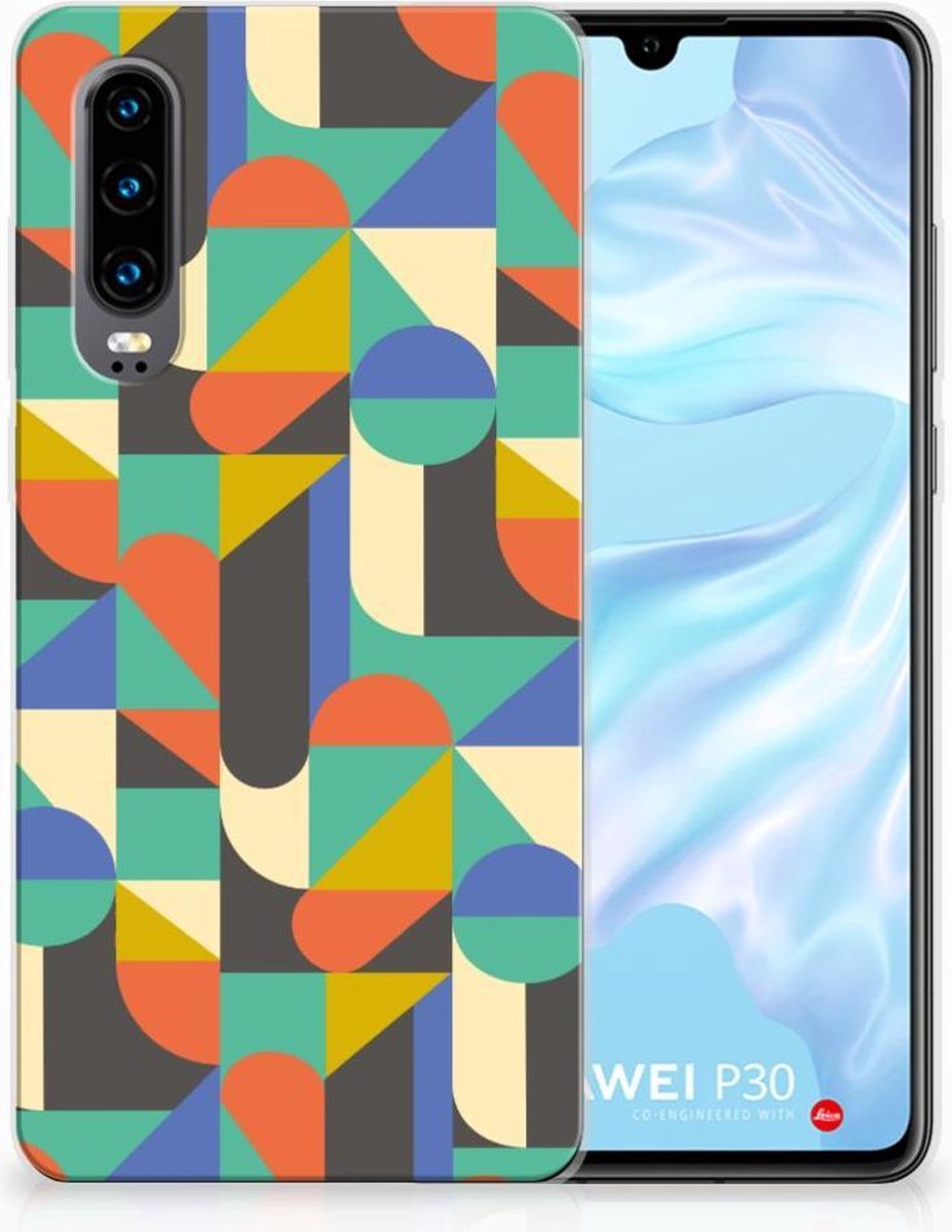 Huawei P30 TPU bumper Funky Retro