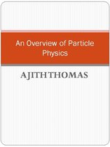 An Overview of Particle Physics.