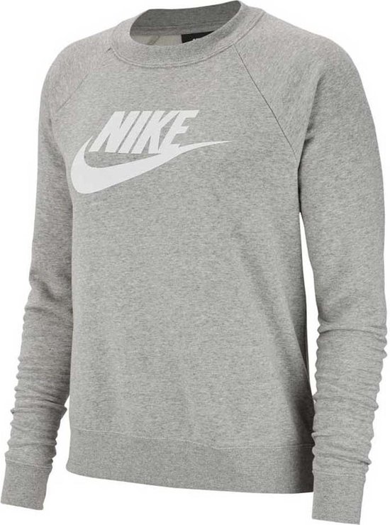 Nike Sportswear Essential Crew Flock Trui Dames - Maat XS | bol.com