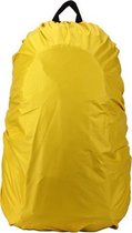 Regenhoes Rugzak - Waterdichte Backpack Hoes - 35L | Bescherm uw tas tegen regen! (Geel)